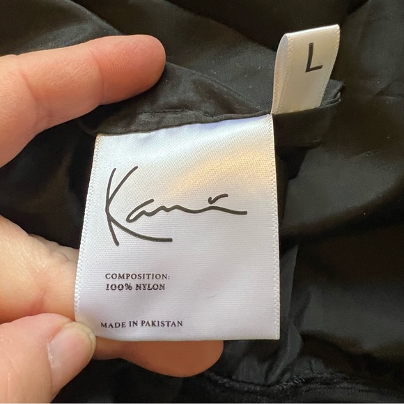 Karl Kani Sport NWT Black 1/2 Zip Pullover Windbreaker Jacket Men’s Large - Picture 7 of 7
